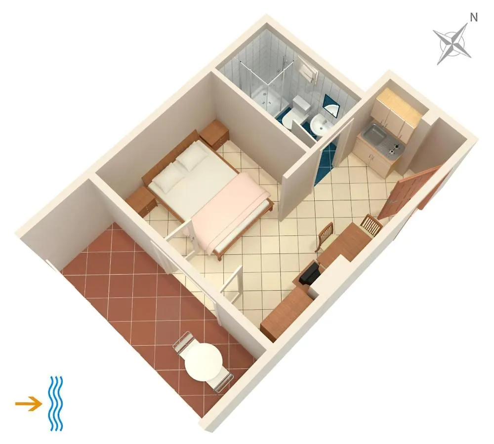 Apartmán Studio Punta Kriza 383B